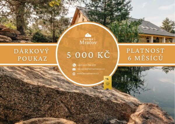 Dárkový poukaz 5000 Kč